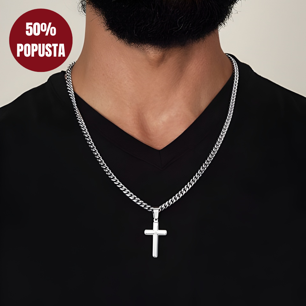 Muška Ogrlica Krst